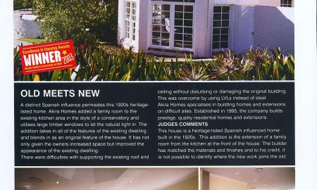 Old meets new house alteration 