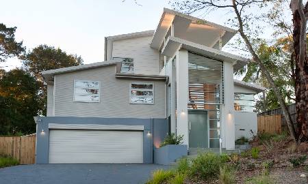Blending new home with surrounding bush landscape